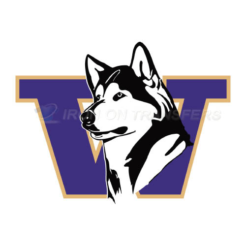 Washington Huskies Logo T-shirts Iron On Transfers N6888 - Click Image to Close